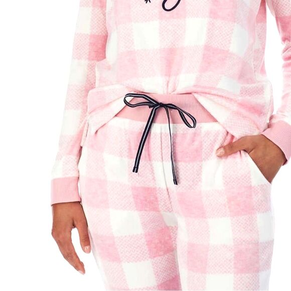 Jane and Bleecker - Silky Stretch Fleece “Stay In Bed” Pajama Set - New! - Picture 5 of 6